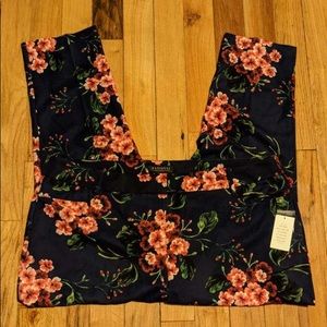 NWT Eloquii Floral Print Crepe Kady Pants in Sz 22